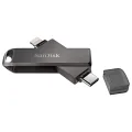 SANDISK PHONE DRIVE 128GB SDIX70N-128G-GG6NE DUAL LİGHTNİNG VE TYPE-C USB BELLEK