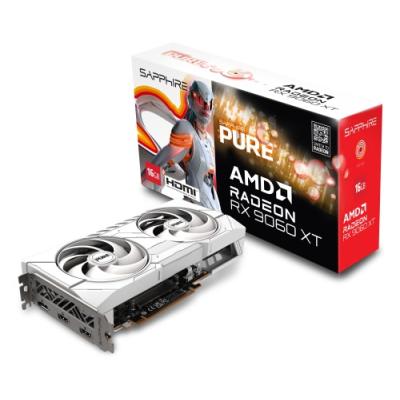 SAPPHİRE RX 9060 XT PURE 11350-02-20G 128 BİT GDDR6 16 GB EKRAN KARTI
