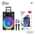 SING-E ZQS12131 12 İNÇ BLUETOOTH OUTDOOR MİKROFONLU KARAOKE HOPARLÖR RGB