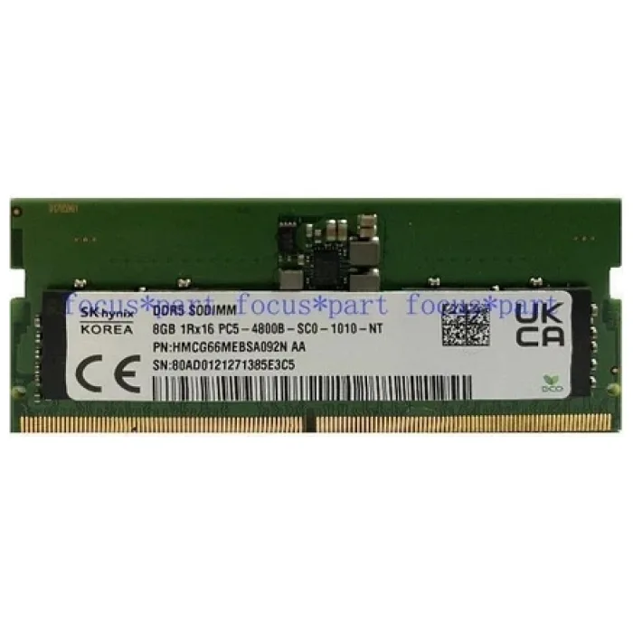 Micron 8 GB 4800 MHz CL40 MTC4C10163S1SC48BA1 DDR5 Ram Notebook (Kutusuz)