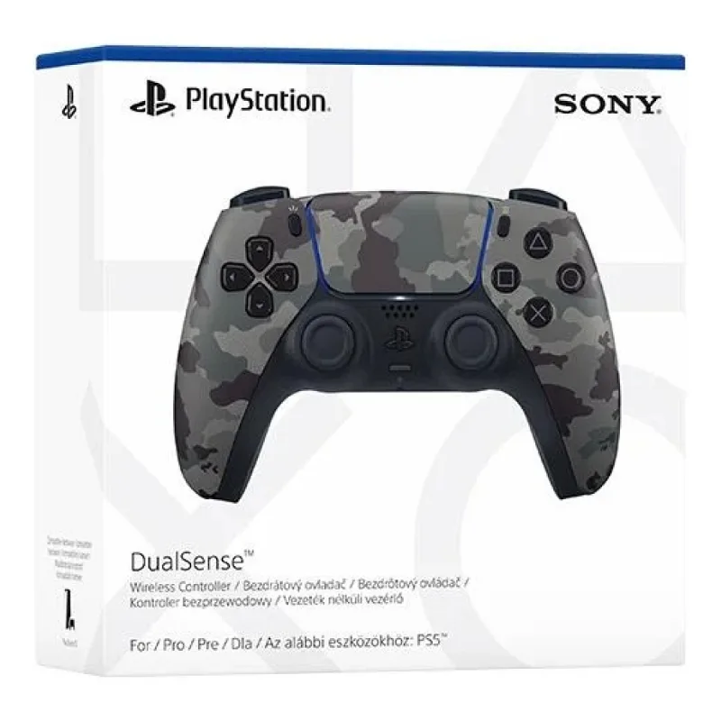 SONY PS5 DUALSENSE KABLOSUZ OYUN KOLU GREY CAMO ( BİLKOM GARANTİLİ)
