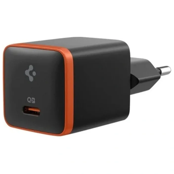 Spigen EE301 30 W Type-C Siyah Hızlı Şarj Adaptörü