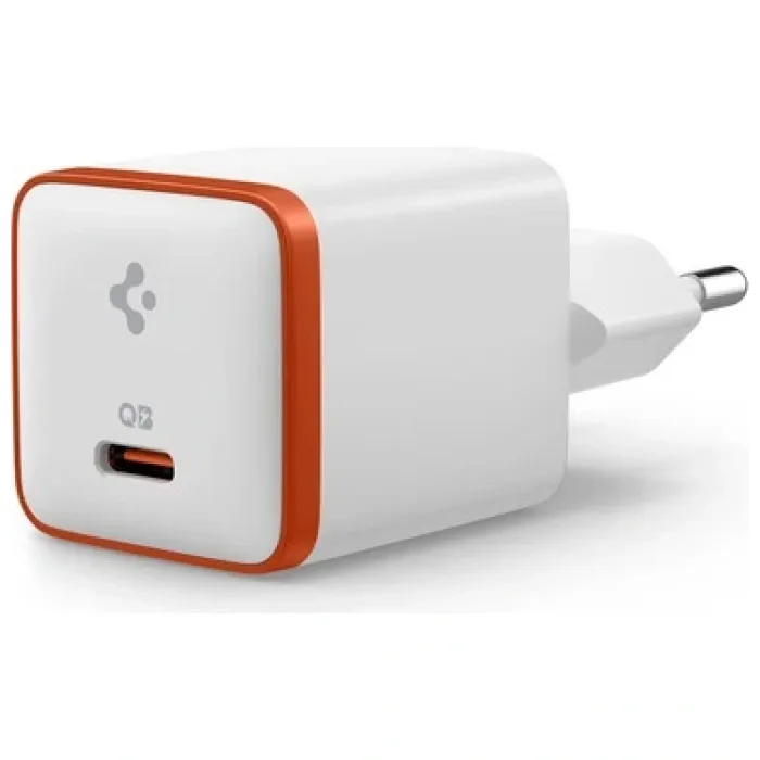 Spigen EE301 30 W Type-C Beyaz Hızlı Şarj Adaptörü