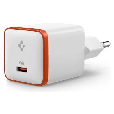 Spigen 30W USB-C Mini Adaptör - Samsung PPS Destekli Hızlı Şarj Aleti iPhone & Android & iPad & MacBook Type-C EE301 White - ACH08449