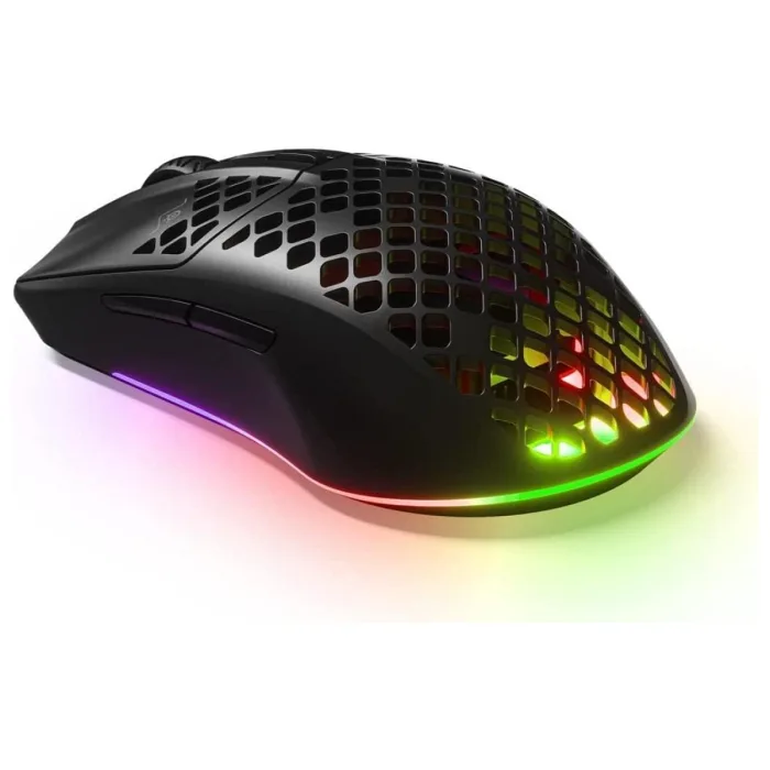 SteelSeries Aerox 3 Onyx RGB Şarjlı Ergonomik Optik Kablosuz Oyuncu Mouse