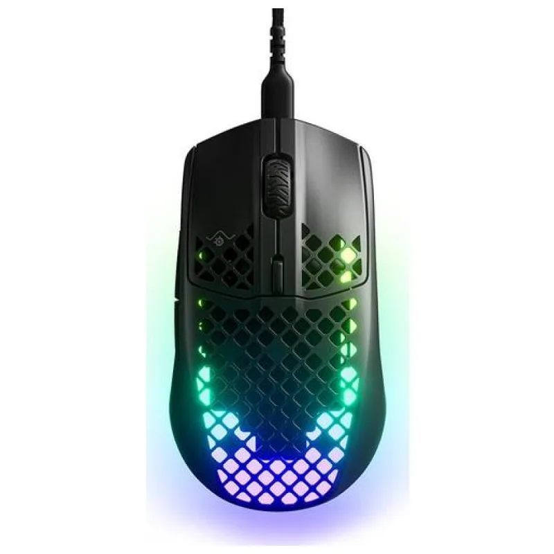 SteelSeries Aerox 3 Onyx RGB Şarjlı Ergonomik Optik Kablosuz Oyuncu Mouse