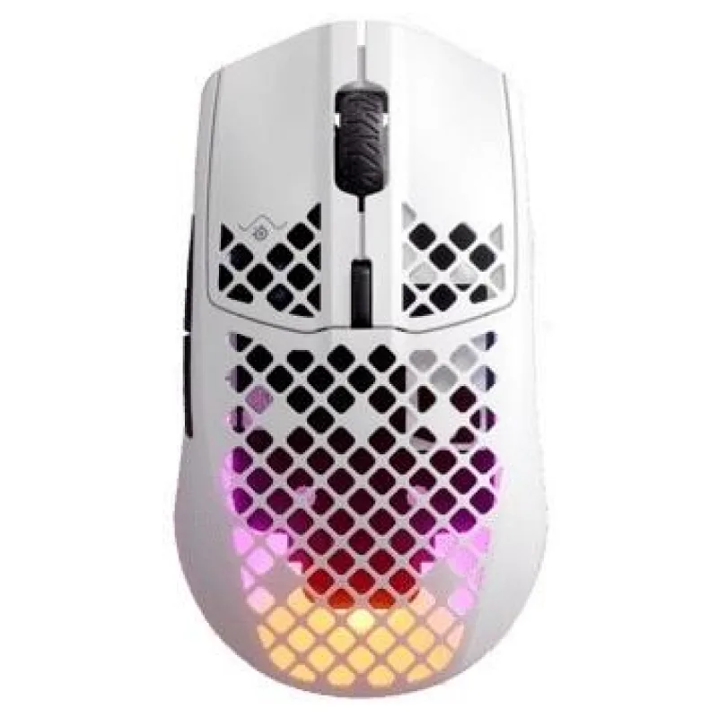 SteelSeries Aerox 3 Snow RGB Şarjlı Ergonomik Optik Kablosuz Oyuncu Mouse