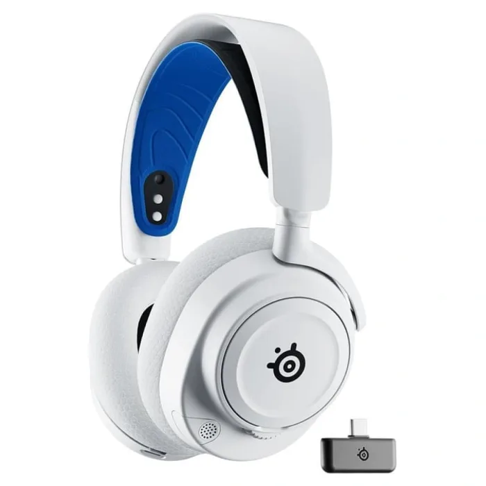 SteelSeries Arctis Nova 7P Beyaz Kablolu/Kablosuz Kulak Üstü Oyuncu Kulaklığı