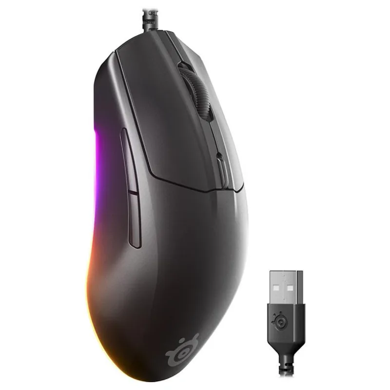 SteelSeries Rival 3 Gen 2 Siyah RGB Optik Kablolu Oyuncu Mouse