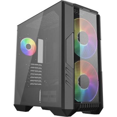 TEŞHİR COOLER MASTER HAF 500 ARGB FANLI SİYAH ATX OYUNCU KASASI
