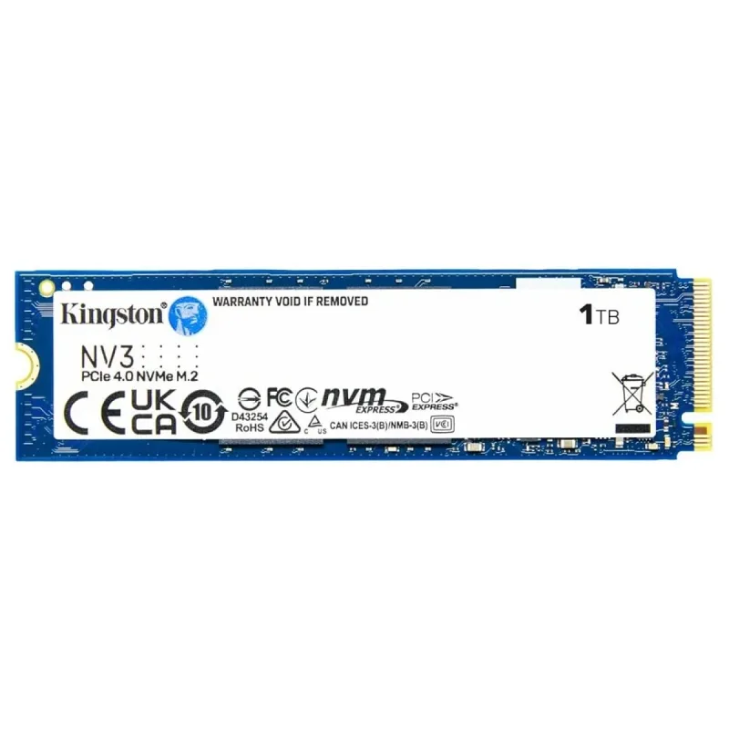 Kingston NV3 SNV3S/1000G PCI-Express 4.0 1 TB M.2 SSD