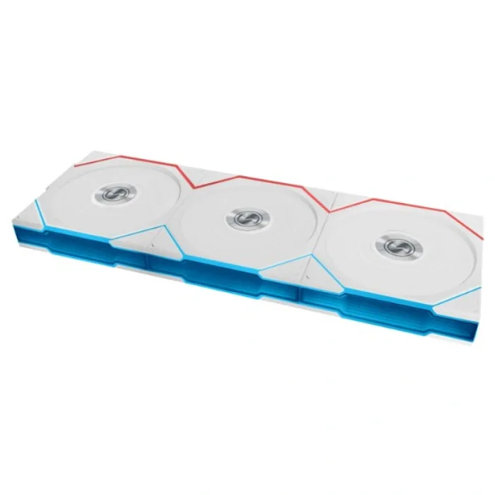 Teşhir Kutusuz 3 adet Lian Li UNI FAN TL Wireless 3x140mm Beyaz Kasa Fanı