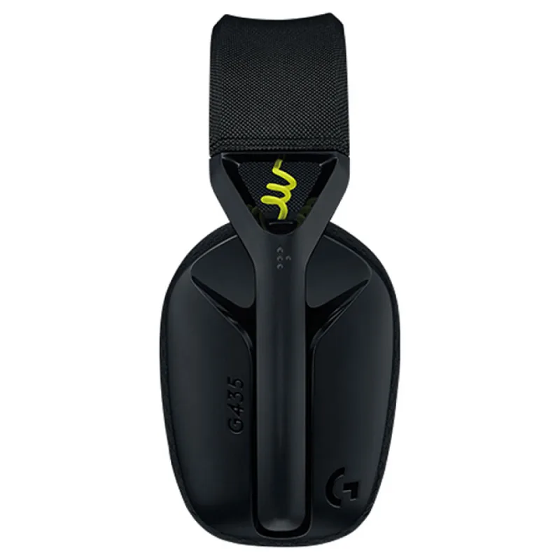Teşhir Logitech G435 Lightspeed Siyah Kablosuz Kulak Üstü Oyuncu Kulaklığı