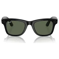 TEŞHİR RAY BAN META AKILLI GÖZLÜK PARLAK SİYAH G 15 YEŞİL RW 4006