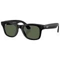 TEŞHİR RAY BAN META WAYFARER  PARLAK SİYAH KARARAN YEŞİL GEN 2 GÖZLÜK