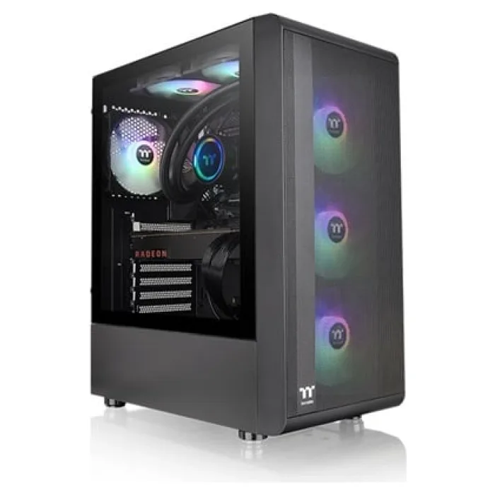 THERMALTAKE S200 TG 650W 80+ ARGB TEMPERED GLASS USB 3.0 ATX MİD TOWER KASA