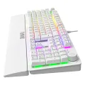 Throne Lumina K1 Argb Red Switch - Makro Yazılım - Bilek Desteği - Full Anti-Ghosting 104 Tuşlu Mekanik Klavye