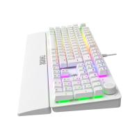 Throne Lumina K1 Argb Red Switch - Makro Yazılım - Bilek Desteği - Full Anti-Ghosting 104 Tuşlu Mekanik Klavye