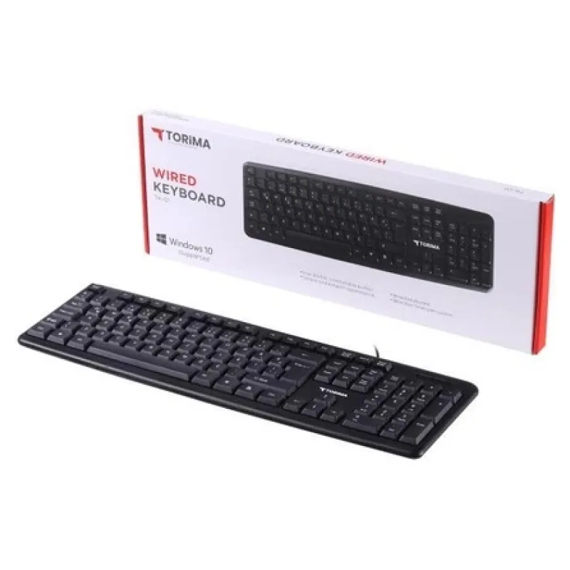 Torima TK-01 Kablolu Standart Q Klavye Siyah