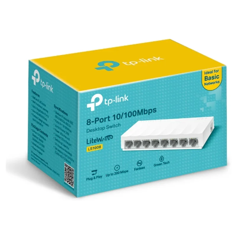 TP-Link LS1008 8 Port 10/100 Mbps Switch