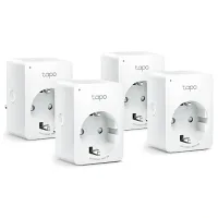 TP-LINK Min Mini Smart Wi-Fi Socket (4-pack) TAPO-P100-4P