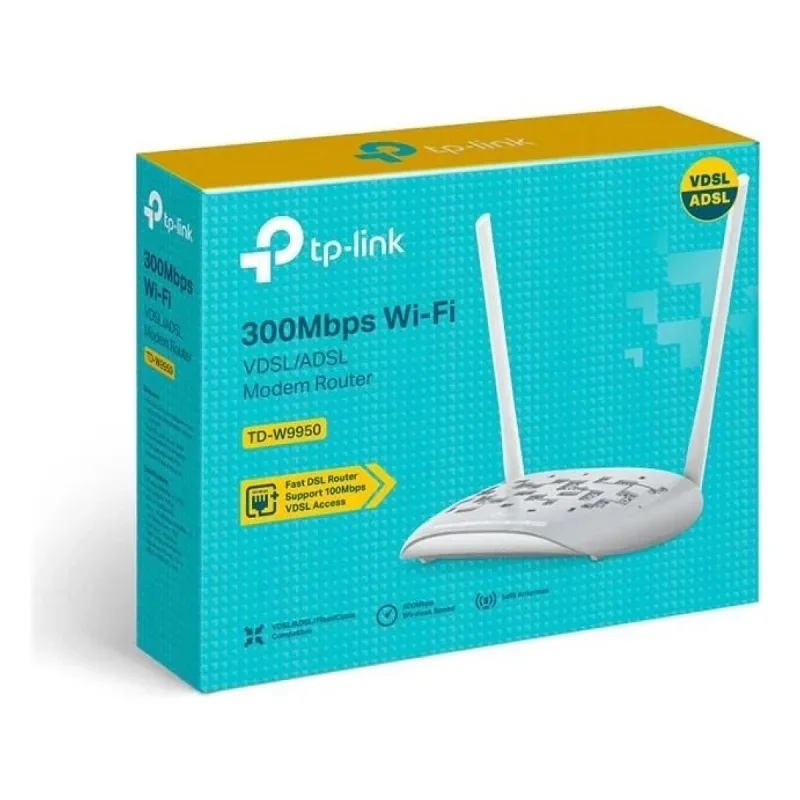 TP-Link TD-W9950 4 Port 300 Mbps VDSL2 Modem