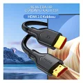 Veggieg V-H110 18Gbps HDR 4K 60Hz 3D Destekli HDMI 2.0 Kablo 10 Metre
