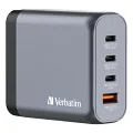 VERBATİM 140W 4 PORTLU GAN DUVAR ŞARJ CİHAZI 2 X USB-C® PD 140W / 1 X USB-C® PD 20W / 1 X USB-A QC 3.0