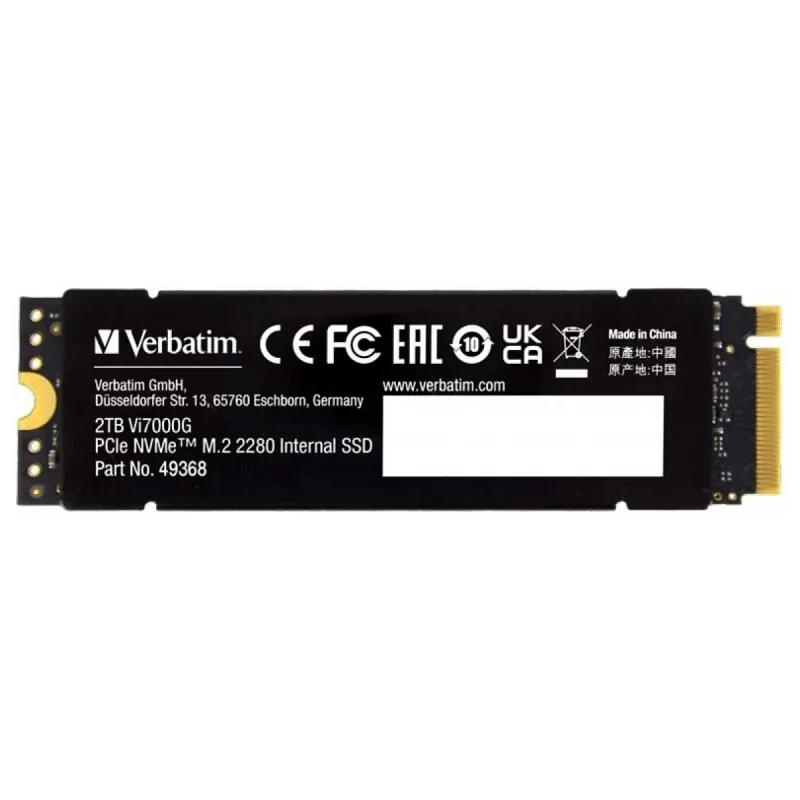 Verbatim Vi7000G PCI-Express 4.0 2 TB M.2 SSD