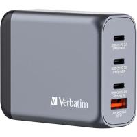 VERBATİM GAN 100W DUVAR ŞARJ CİHAZI 3XUSB C/USB A ADAPTÖRÜ