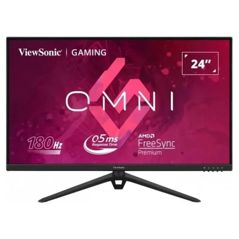VIEWSONIC 23.8" VX2428 FULLHD 0.5MS 180HZ 2XHDMI DP FREESYNC PREMIUM IPS GAMING MONITOR