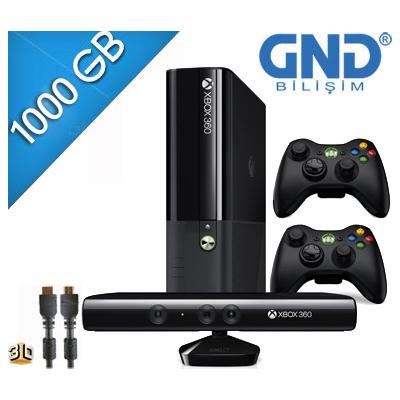 XBOX 360 1TB + KINECT + 2.KOL + JTAG + 200 OYUN + HDMI