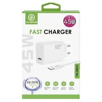 YK Design PD Type-C 45Watt Hızlı Şarj Aleti + Kablo