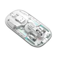 YK DESİGN M 377 KABLOSUZ BLUETOOTH MOUSE ŞARJLI ŞEFFAF SAYDAM