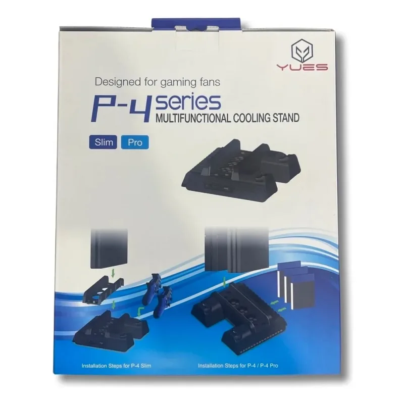 YUES PS4 MULTİ FONKSİYONEL STAND FANLI OYUN STAND ŞARJ STANDI