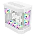 Zoko Tank 7x12 CM Kumandalı ARGB Fan Temper Camlı Oyuncu Bilgisayar Kasası Beyaz