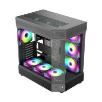 ZOKO TANK SİYAH 7X12 KUMANDALI ARGB FANLI OYUNCU KASASI + 600W 80 PLUS BRONZE POWER