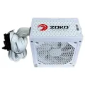 Zoko ZK600 600w 12 Cm Fanlı Beyaz Güç Kaynağı