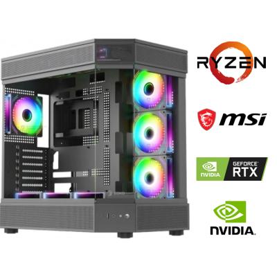 AMD RYZEN 7 5700X+16GB RAM+1TB M2+RTX 4070 OYUNCU BİLGİSAYARI SİYAH