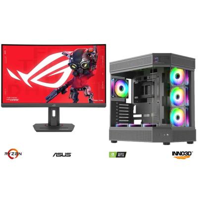 AMD RYZEN 7 9800X3D+64GB RAM+1TB M2+RTX 5080+27" ASUS 4K OYUNCU BİLGİSAYARI SİYAH