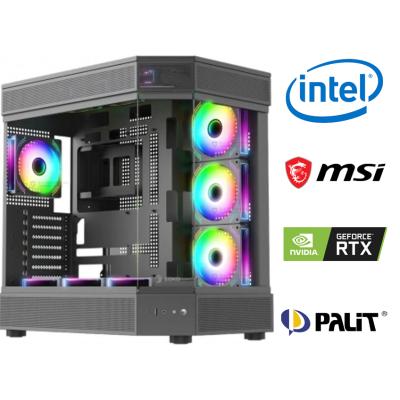 İNTEL İ7 12700F+64GB RAM+2TB M2+RTX 5070 OYUNCU BİLGİSAYARI SİYAH