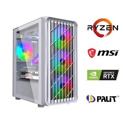 RYZEN 5 5600+16GB RAM+1TB M2+RTX 4060 OYUNCU BİLGİSAYARI BEYAZ