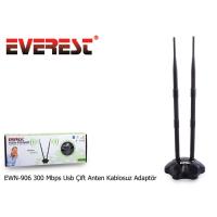 Everest EWN-906 300 Mbps Usb Çift Anten Kablosuz Adaptör