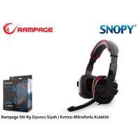 Snopy Rampage SN-R9 Oyuncu Siyah/kırmızı Mikrofonlu Kulaklık
