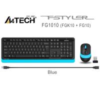 A4 Tech FG1010 Q Kablosuz MM Klavye Mouse Mavi