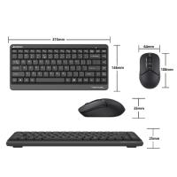 A4 Tech FG1112 Q Kablosuz Mini Klavye Mouse Siyah