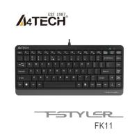 A4 Tech FK11 Q USB Kablolu MM Mini Klavye Gri