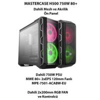 Cooler Master H500 750W 80+ RGB Mid Tower Kasa
