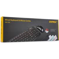 Everest KM-01K Siyah Usb  Klavye+Mouse Set