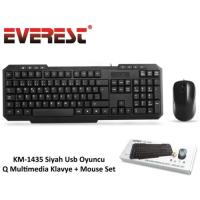 Everest KM-1435 Usb Oyuncu Q Klavye + Mouse Set